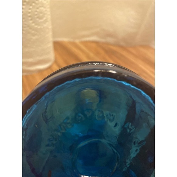 Vintage Wheaton NJ Dr. Chandler's Jamaica Ginger Root Bitters Barrel Bottle Blue - Picture 3 of 4